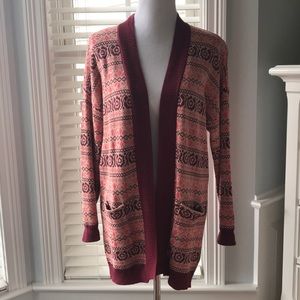 Matilda Jane Fair Isle Cardigan sz S
